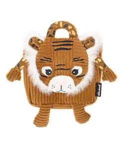 Sac à dos bébé peluche Speculos le tigre - Marron
