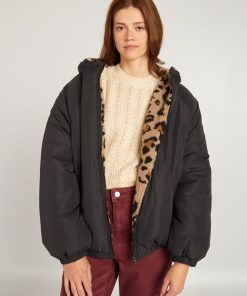 Parka légère matelassée - noir