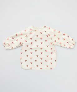 Bavoir imperméable imprimé - Ecru