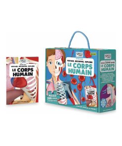 Puzzle & Livre - Voyagez, découvrez, explorez, Le corps humain - N/A