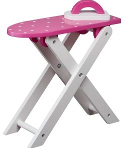 Planche avec fer à repasser pour vêtements de poupée ou poupon jouet Olivias Little World TD-12684A - N/A