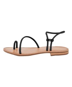 Sandales Cuir Les Tropeziennes Par M. Belarbi Hodaxa - Noir