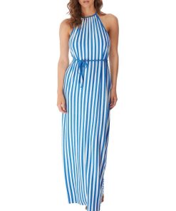 Robe longue de plage Beach hut - Bleu