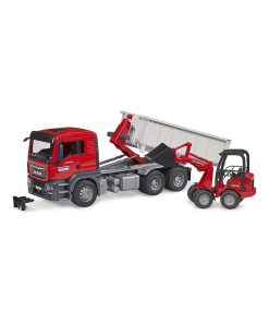 Camion MAN TGS avec benne amovible et chargeur Schäffer - N/A
