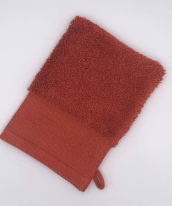 GANT 15x21 cm COTON BIO 700grm ² - Rouge carmin