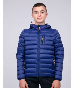 Doudoune capuche ZEGEL-J - Bleu