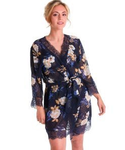 Kimono DOUX REVE - Brigitte Bardot - Bleu