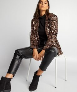 Veste en sequins - Noir