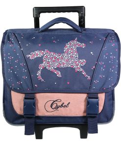 BAGTROTTER Cartable à roulettes 38 cm Cybel Bleu - Bleu