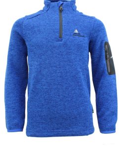 Sweat polaire garçon ECYPA - Bleu