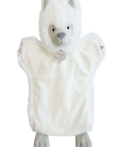 Doudou Marionnette Loup Blanc - N/A