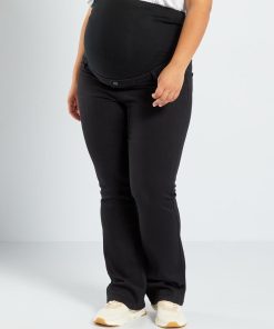 Pantalon flare de maternité - Noir
