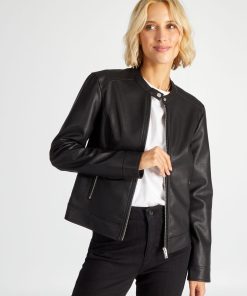 Veste esprit biker - noir