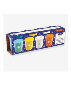 4 Pots De Pate A Modeler Pailletees - N/A