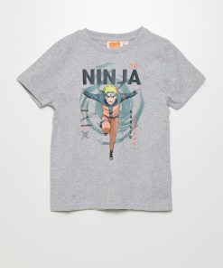 T-shirt 'Naruto' - Gris