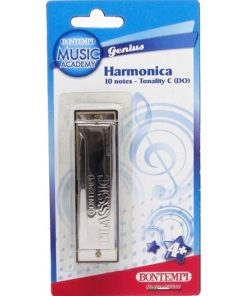 Harmonica en métal 18 cm - N/A
