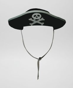 Déguisement chapeau de pirate - noir