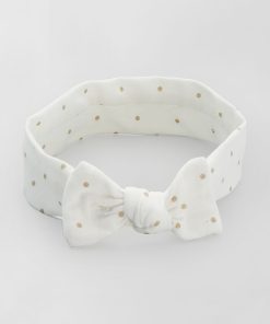Bandeau avec nœud - BLANC