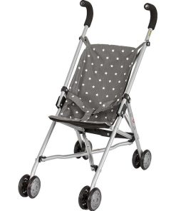 Poussette pour poupée STARS gris - N/A