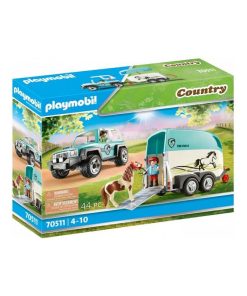 70511 Voiture Et Van Pour Poney, 'playmobil' Country - N/A