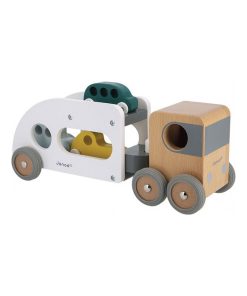 Bolid Camion Porte Autos Avec 3 Vehicules - N/A