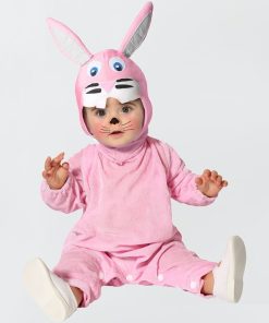 Combinaison 'lapin' - Déguisement - rose