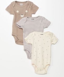 Lot de 3 bodies - Marron