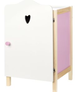 ROBA Armoire Poupée "Scarlett" avec Tringle à Vêtements et Étagère - Dès 3 Ans - Lilas/Blanc - N/A