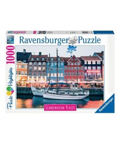 Puzzle 1000 P - Copenhague, Danemark (puzzle Highlights) - N/A
