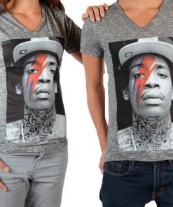 Tee Shirt Little Eleven Paris Wizka SS Wiz Khalifa Mixte - Gris