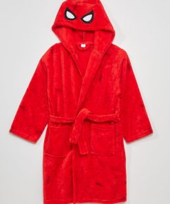 Robe de chambre avec capuche 'Spider-Man' - rouge