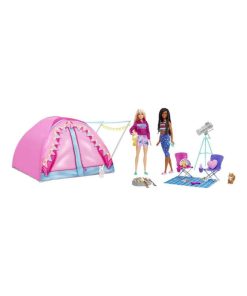 Coffret Barbie : Coffret 2 poupées Vive le camping - N/A