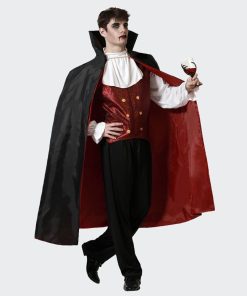 Déguisement de vampire - noir/rouge