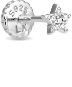 Piercing, Tyulu Argent Sterling 925 et Zircone brillante rhodiée - Argent