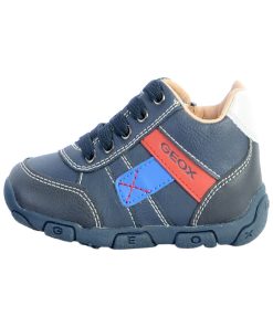 Basket Cuir Enfant/garçons Geox Balu - Bleu
