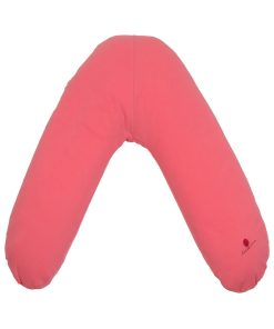 Eveil Et Nature Coussin De Maternité Coton Bio Déhoussable - Rouge