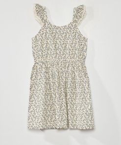 Robe avec imprimé 'fleuri' - Blanc