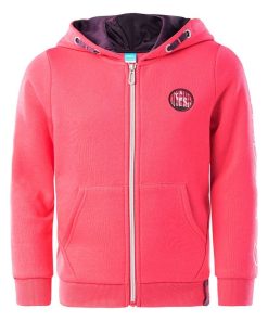 Bejo - Veste à capuche ASHIRA - Rose framboise