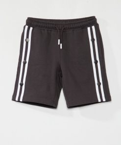 Bermuda en molleton - gris foncé