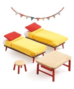 Accessoire maison de poupées : La chambre des enfants - N/A