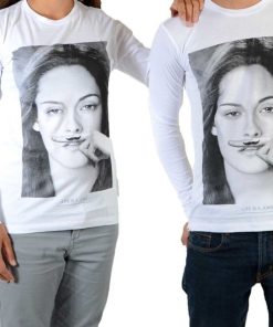 Tee Shirt Little Eleven paris Chris LS Mixte - Blanc