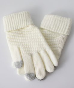Gants en laine Kebello - Blanc Blanc