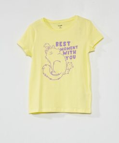 Tee-shirt imprimé - Jaune