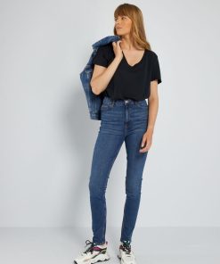 Jean skinny à taille haute - L32 - Stone