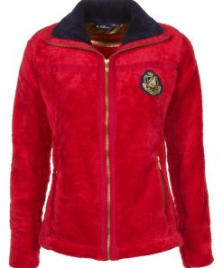 Blouson polaire femme ALTINA - Rouge