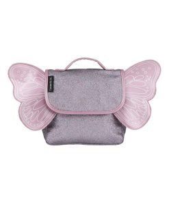 Cartable maternelle pailleté Papillon violet - Violet