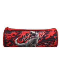 BAGTROTTER Trousse scolaire ronde Jurassic World Dinosaure Noir - Noir