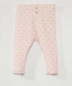 Legging en maille côtelée - Rose