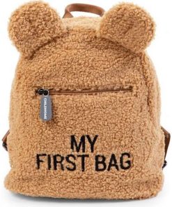Sac à dos bébé My first bag Teddy beige (24 cm) - Beige