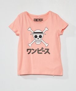 T-shirt 'One Piece' - Rose